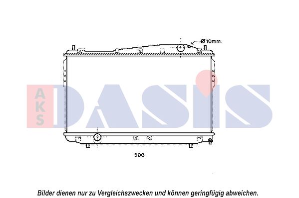 AKS DASIS Radiaator,mootorijahutus 510155N